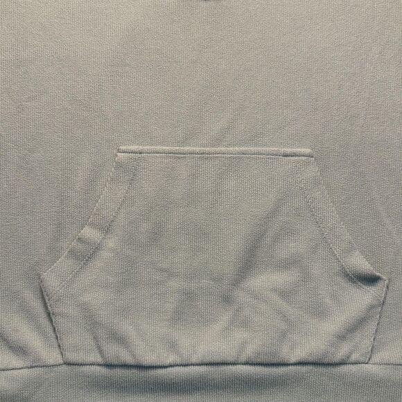 Marc New York Sweatshirt Mens Medium Light Blue Quarter Zip Waffle Knit Pullover - Picture 3 of 8